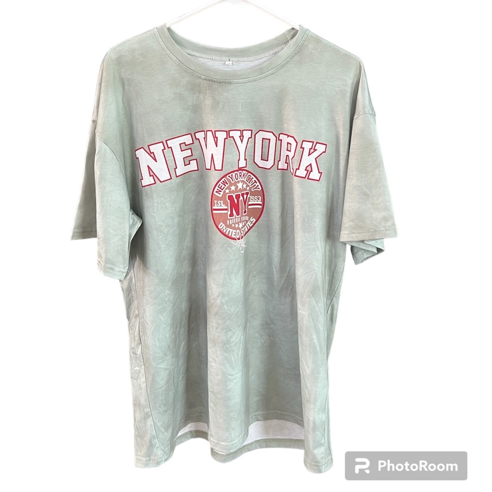DAILYCICI Green Tie Dye Mens Tee